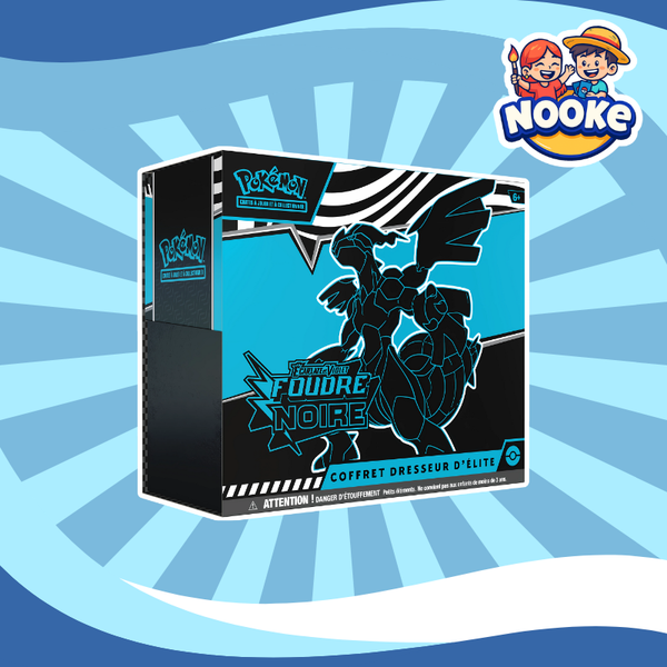 POKEMON - EV 10.5 - COFFRET DRESSEUR D ELITE - FOUDRE NOIRE + Carte Custom offerte