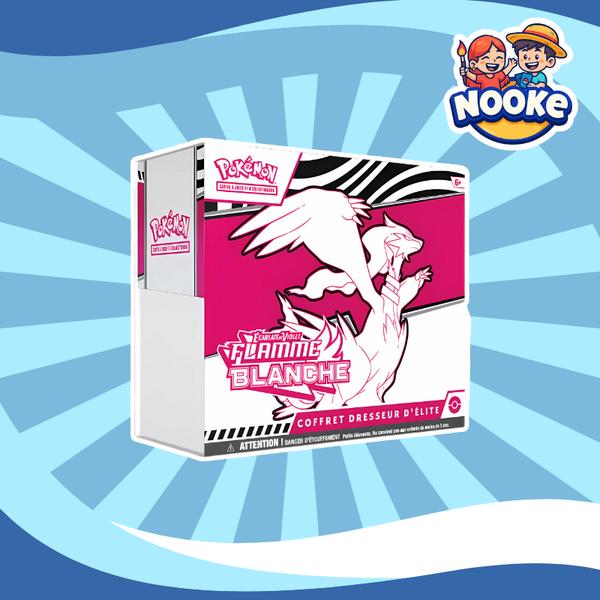 POKEMON - EV 10.5 - COFFRET DRESSEUR D ELITE - FLAMME BLANCHE + Carte Custom offerte