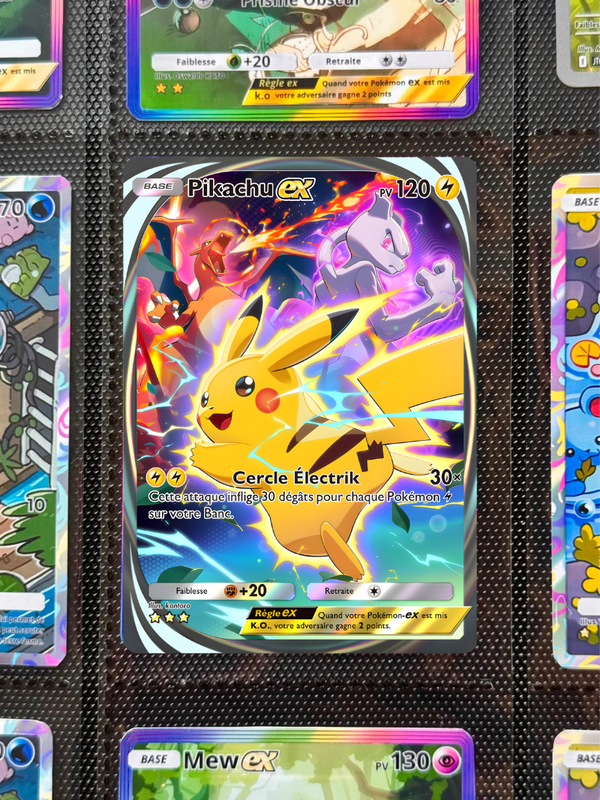 Carte Custom Pikachu EX